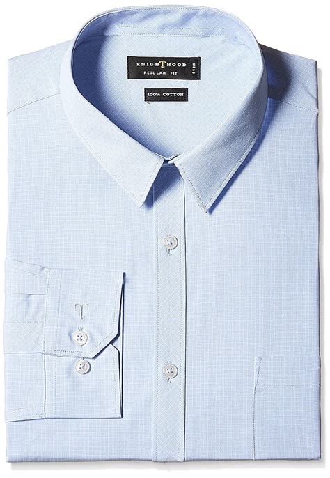Knighthood Men's Formal Shirt (8907403291665_1000443803_44_Light Blue ...