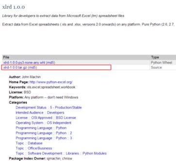 Image result for Installer Xlrd Python
