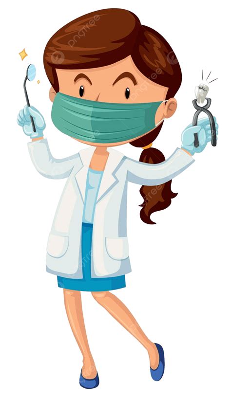 Orthodontist Clipart Dental Nurse Stock Vector Illustration And