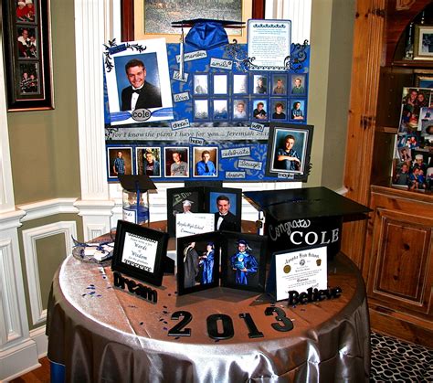 Graduation Display Table Ideas