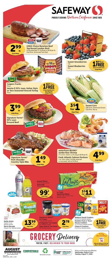 Safeway Grocery Ad 8/5/2020 – 8/11/2020 Next Week Preview | Christmas ...