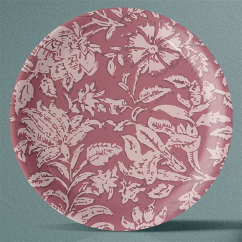 Ikat Print Porcelain Wall Plates Set of 5 – Nestroots