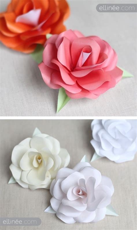 How to Make Rolled Paper Flowers 的图像结果