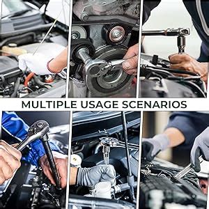 Zaptec 32Pcs 1/2 inch Socket Set - Ratchet Wrench Spanner Tool Goti ...