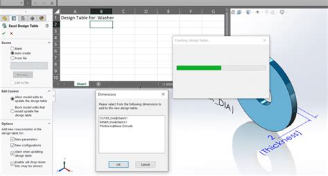 Create a Table Template SolidWorks 的图像结果