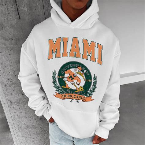 Miami Hurricanes Men's Casual Hoodies – Nova Fashion Shop