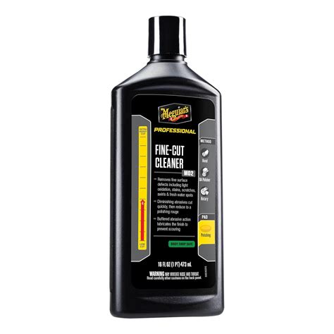 Meguiar's 1DBK7-25 M0216 Mirror Glaze Fine-Cut Cleaner - 16 oz ...