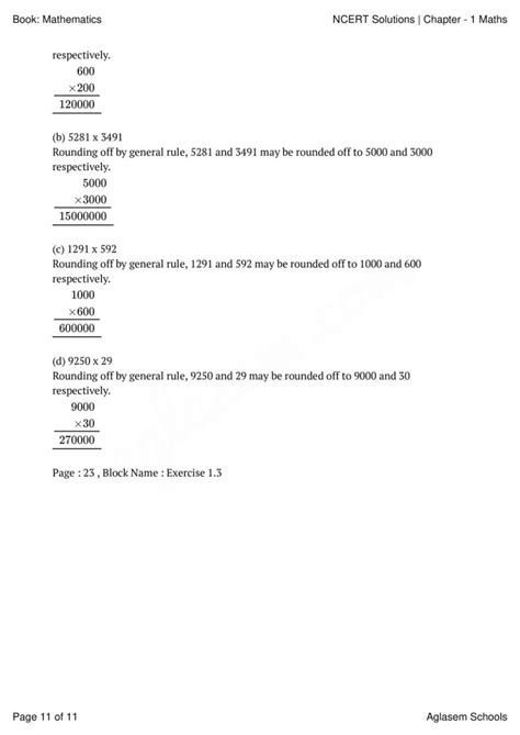 Class 6 Math Chapter 1 4 的图像结果