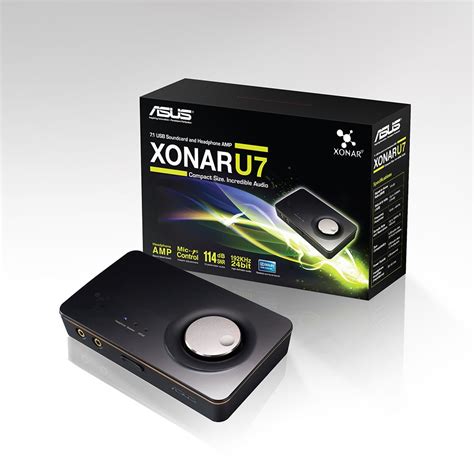 Asus Xonar U7 -Compact 7.1-Channel USB soundcard and Headphone ...
