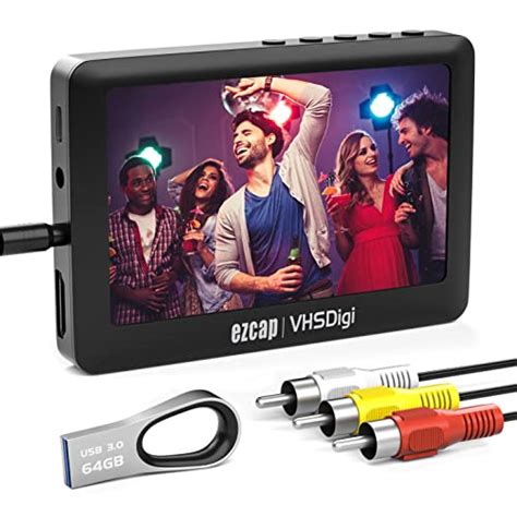 Buy VHS to Digital Converter, USB 2.0 Video to Digital Converter with 4 ...