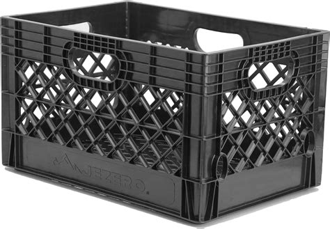 Amazon.com: Buddeez Milk Crates for Storage - Storage Crates, Heavy ...