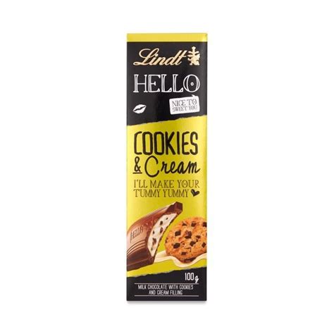 Lindt Hello Cookies & Cream - Imported Chocolate Bar