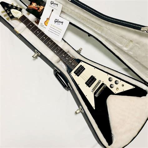 Yahoo!オークション - Gibson USA Flying V Ebony ギブソン フライング...
