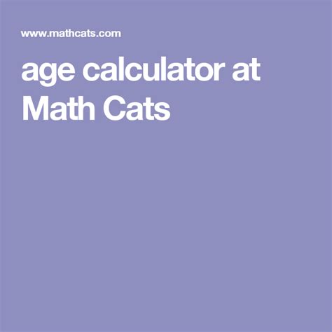 Image result for Age Calculator Math Project