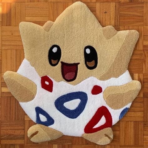 Togepi Pokemon Rug - 100% New Zealand Wool – Chickabookids