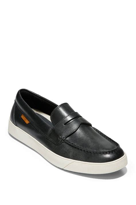 Cole Haan Men's Nantucket 2.0 Penny Loafers Men's Shoes In Black | ModeSens