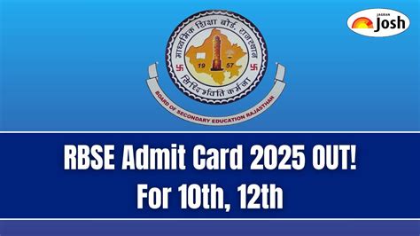 RBSE Admit Card 2025: Rajasthan Board 10th, 12th Pravesh Patra Download ...