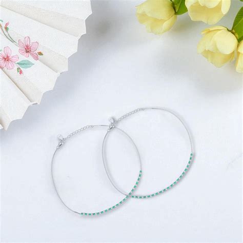 Buy Silver Anklet for Women Online – 925 Sterling Silver Anklets – Page ...