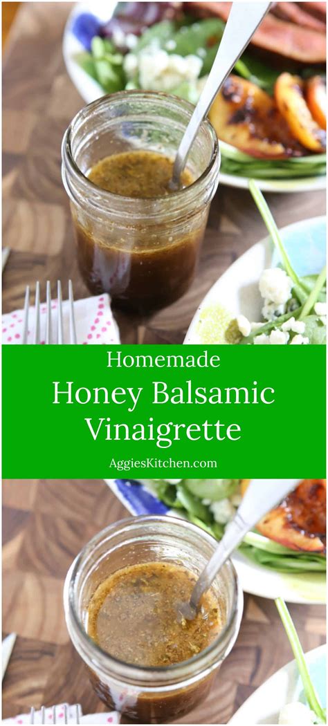 Make your own dressing so easily at home! This Honey Balsamic ...