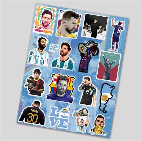 Buy Messi mini sticker sheet Online | Sticker Sheets | STICK IT UP