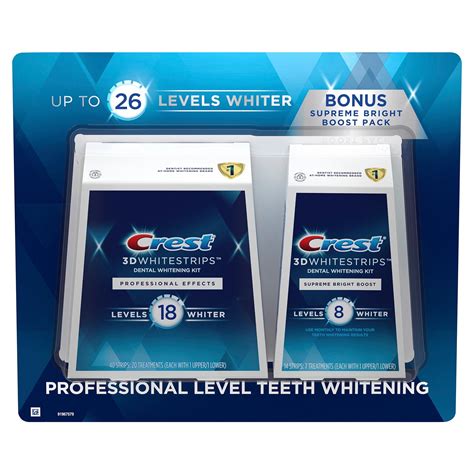 Buy Crest 3D Whitestrips Professional Effects & Supreme Bright Dual ...