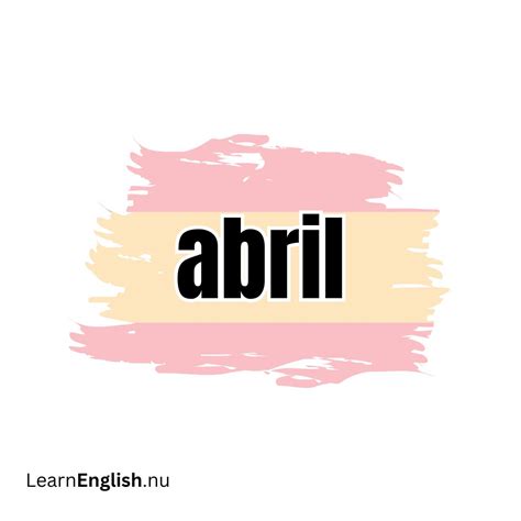 Months in Spanish - learn spanish