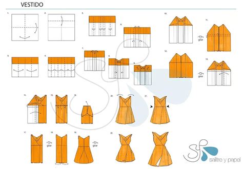 Image result for Origami Dress Tutorial