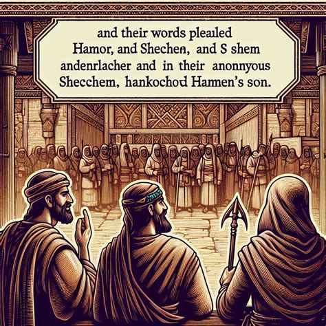 Genesis 34:18 Artwork | Bible Art