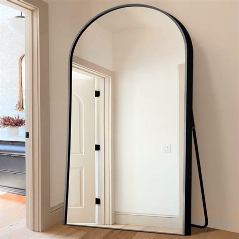 Better Homes & Garden 17"x 58" Modern Arch Aluminum Floor Easel Mirror ...