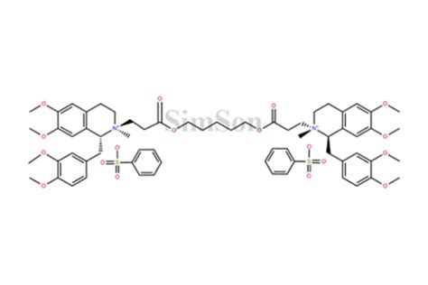 (R)-trans-Atracurium Besylate | CAS No- 96946-46-2 | Simson Pharma Limited