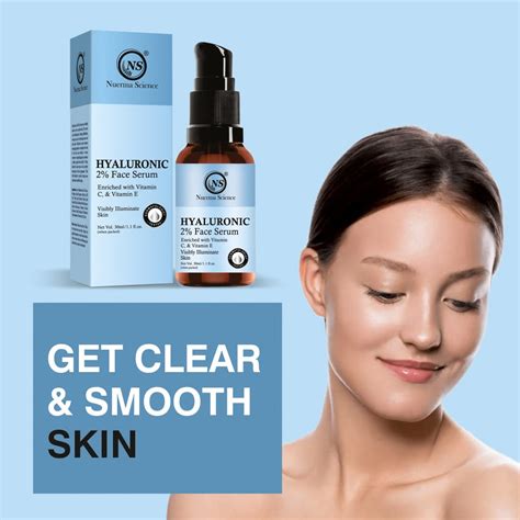 Nuerma Science 2% Hyaluronic Acid Face Serum - 15ml | Hydrates, Firms