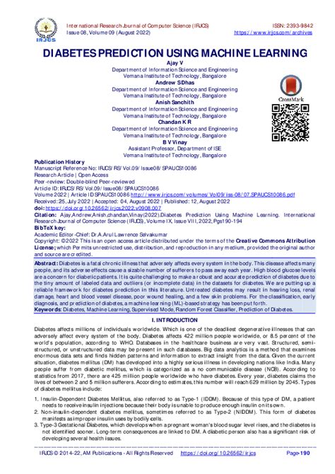 Prediction of Diabetes Using Machine Learning for Final Year Project 的图像结果