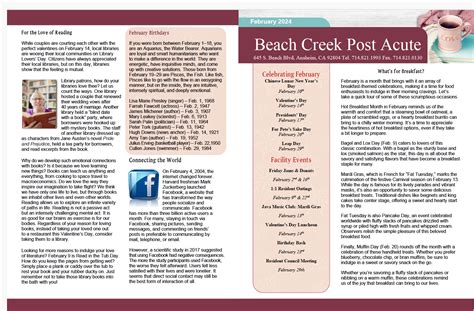 Nursing Home Activities | Beach Creek Post-Acute | Anaheim, CA