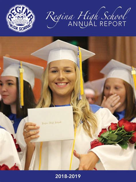 Regina High School 2018-2019 Annual Report by reginahs - Issuu