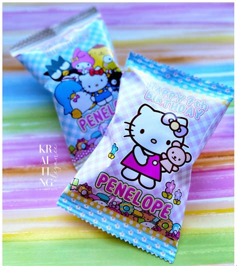 Hello Kitty Chip Bags | Hello kitty birthday party, Hello kitty ...