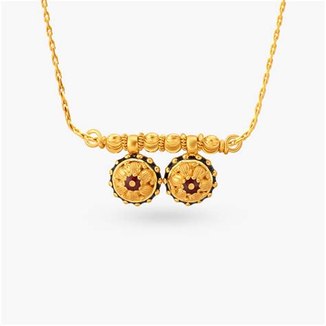 Traditional Gold Thali Pendant