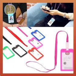 Jual Custom Grosir Lanyard ID Card Tali Gantungan Name Tag 1,5cm & 2cm ...