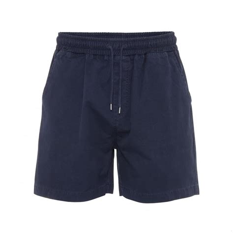 Twill shorts Colorful Standard Organic navy blue - Shorts - Clothing - Men