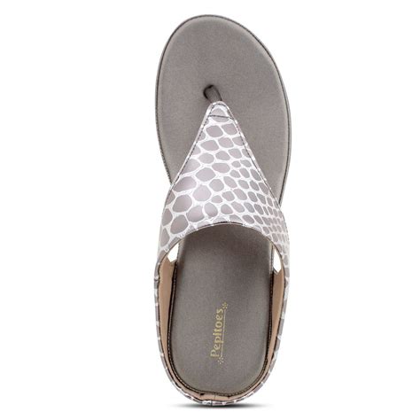 Gun Metal Silver Comfort Slip on Wedges N91242 - Pepitoes