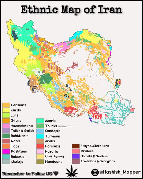 Ethnic Map of Iran : r/MapPorn
