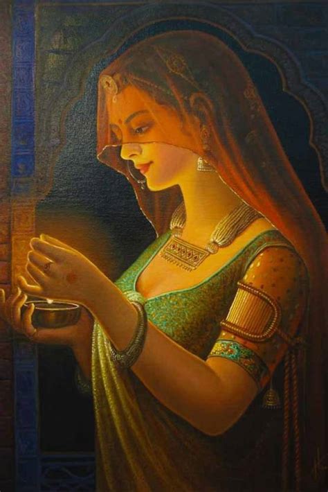 Rajasthani Painting Waterproof Vinyl Sticker Poster || can3455-3 Fine ...