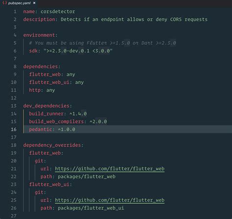 Flutter Web Example 的图像结果