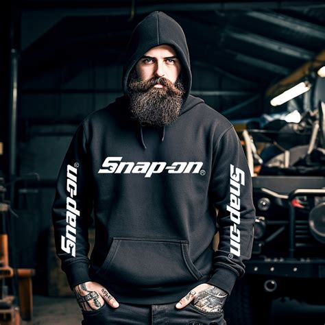 Snap-on Hoodie, Snap on Mechanics, Blue Collar Clothing, Sweatshirt ...
