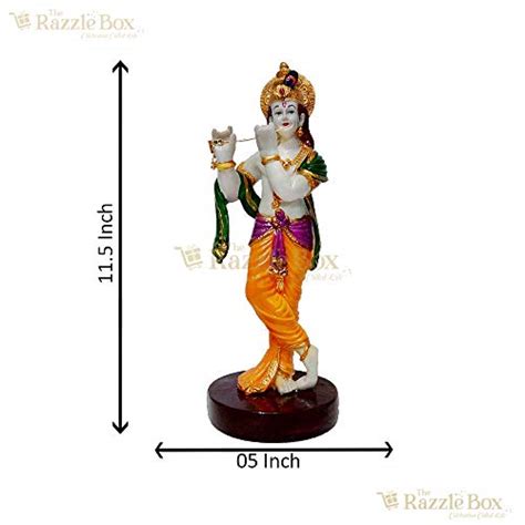 Buy The Razzle Box Lord Krishna Idol | Bhagwan Krishna Murti | Krishna ...