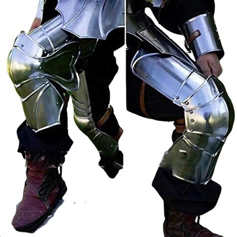 Buy NAUTICALMART Medieval Gothic Metal Leg Guards/Armour Ideal for ...