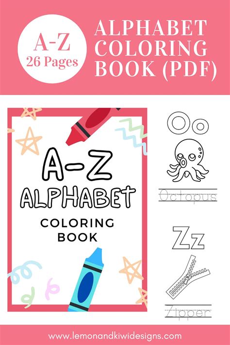 Alphabet Book Coloring Pages 的图像结果