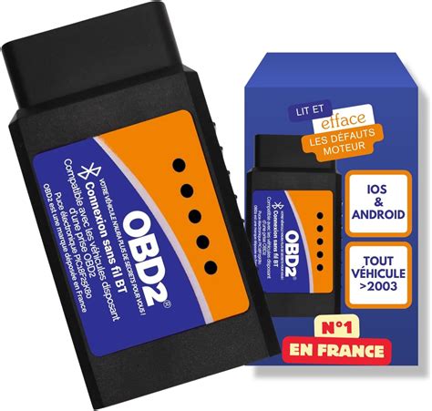 Amazon.fr : TOPDON Topscan Lite Scanner OBD2 Bluetooth, Outil de Diagnostic sans Fil OBDII pour ...