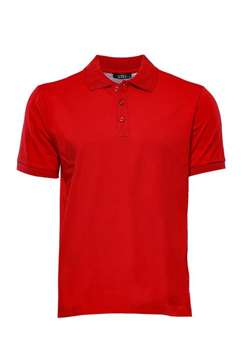 Plain Red Polo Collar T-Shirt - Wessi – Wessi - Discover Diversity