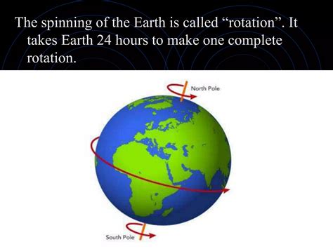 Earth's Rotation | PPTX