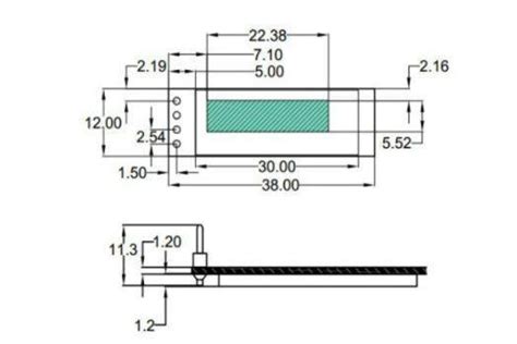 OLED Display 0.91" Blue 128x32 I2C - Arduino Cyprus | ROBO CY